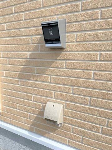 【庭】 | 仲介手数料無料！厚狭小学校に通える新築戸建　山陽小野田市鴨庄　第９－１号棟　クレイドルガーデン　アーネストワン | EV充電器用ソケット