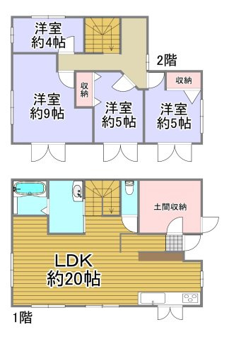 -三丁目不動産-　熊谷市石原　同一敷地に2棟の間取り|母屋