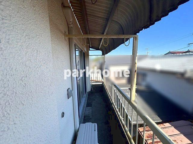 北添マンションのバルコニー|開放的で明るい空間を演出してくれるバルコニーです