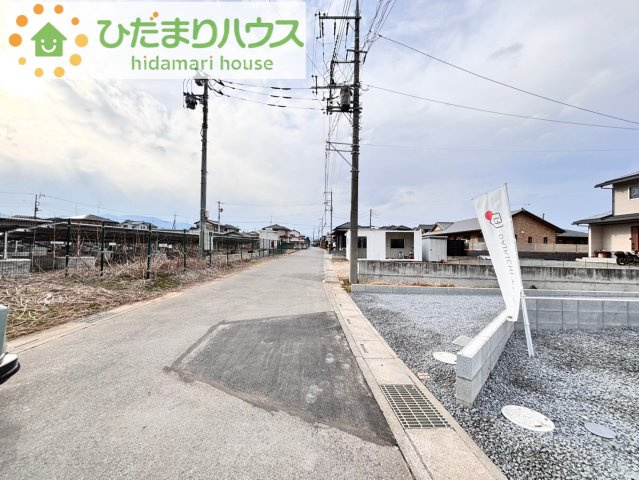 美里町古郡　第2　新築一戸建て　クレイドルガーデン　01の前面道路含む現地写真