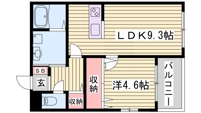 Blue Grassの間取り
