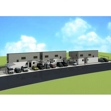 リズタウン大津の外観パース