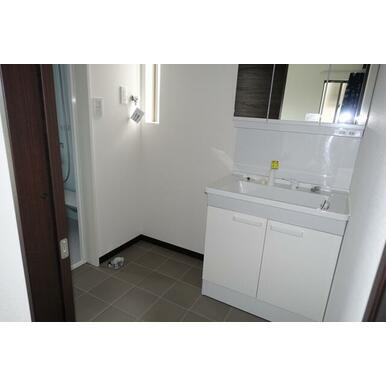 リズタウン大津の独立洗面台