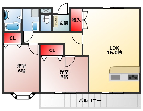 【間取り】 | Ｆ・マンション