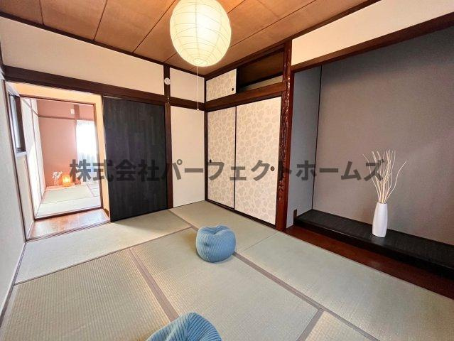 高野道1丁目戸建　賃貸の和室|来客時にも便利な和室付き