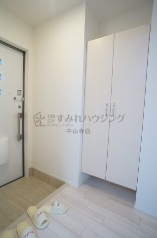 アンソレイユ宝塚の玄関