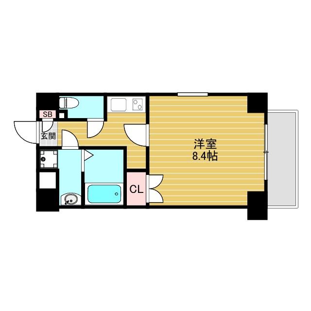 クレアート新大阪セレニティの間取り