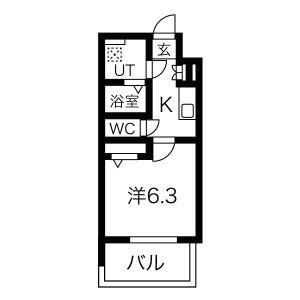 ファステート鶴舞駅前リヴェールの間取り