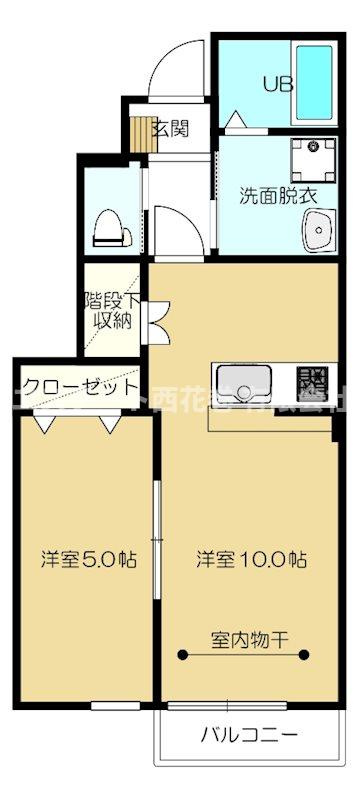 grand parace十二丁目Ⅰの間取り