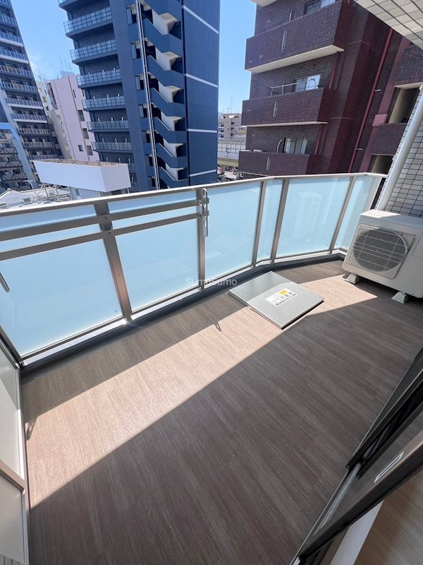 大阪市西区本田２丁目の賃貸マンションのバルコニー