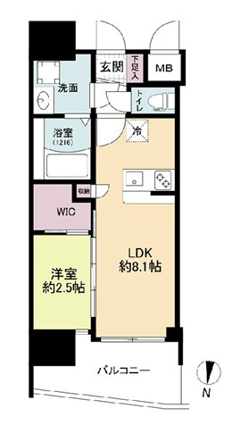 セレニテ新大阪ミラク弐番館の間取り