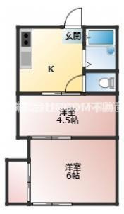 コーポひまわりⅡの間取り