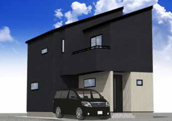 【仲介手数料無料】所沢市狭山ケ丘８期全１棟　所沢市の新築住宅なら西武ハウジングの外観パース