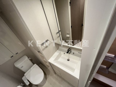 【洗面所】 | パークリュクス蒲田一丁目 | 使いやすい洗面所です