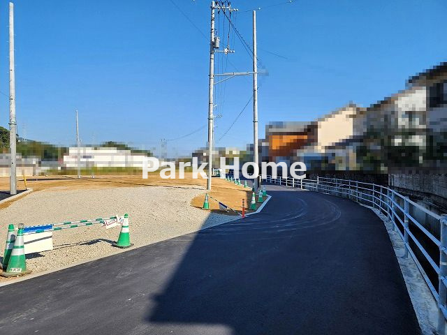 高知市福井町-F号地・建築条件付き- 売土地の前面道路含む現地写真