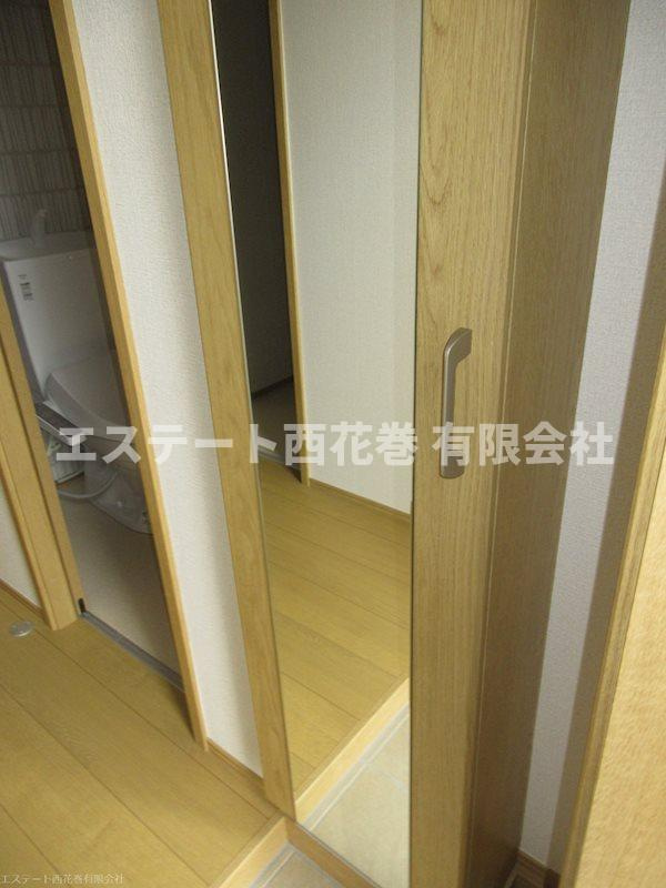 grand parace十二丁目Ⅱ|鏡付きシューズボックス