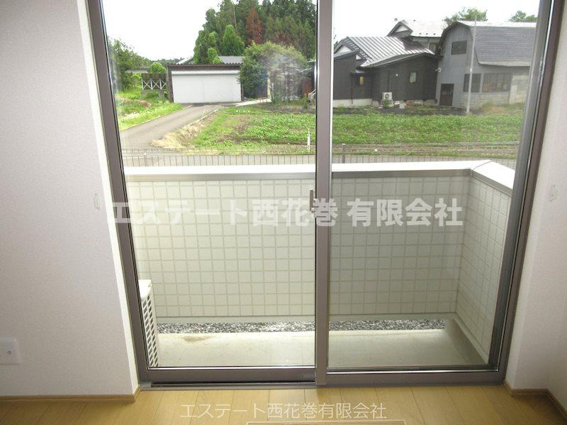 grand parace十二丁目Ⅱのバルコニー