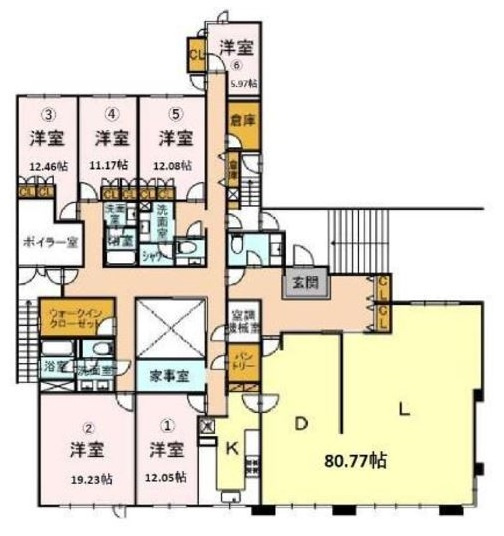 港区南麻布４丁目の賃貸マンションの間取り