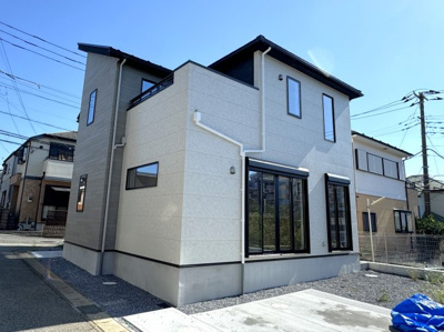 【外観】 | 松戸市六高台西新築戸建【六実第三小学校：10分】 | 完成済み内覧可能です！