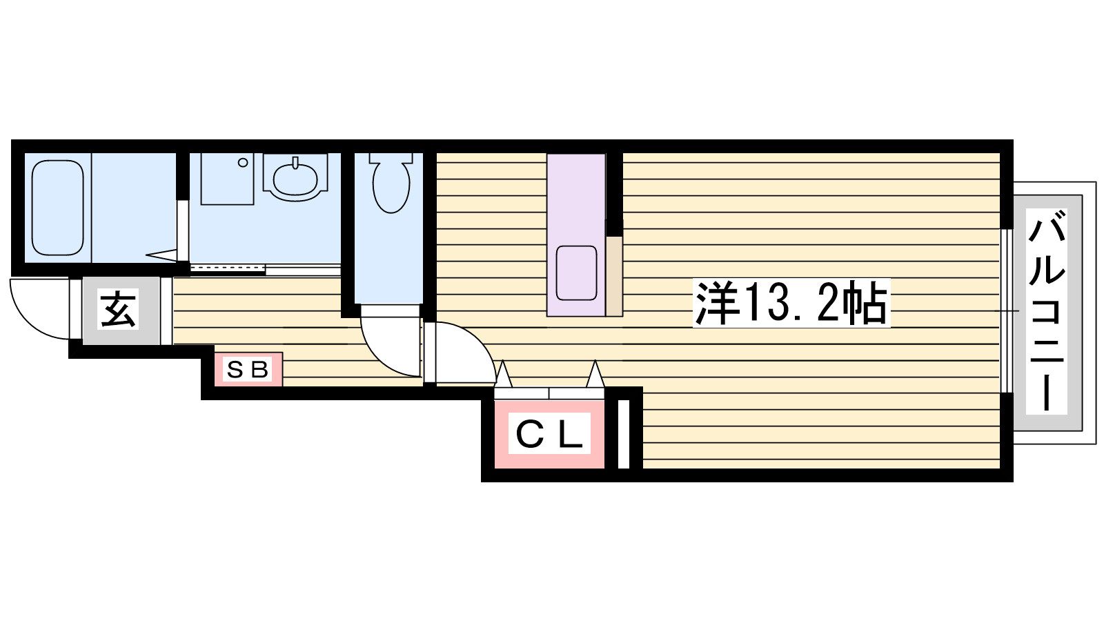 リヴェール喜の間取り