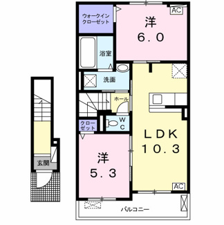 【間取り】 | ルディック・ダムールⅡ