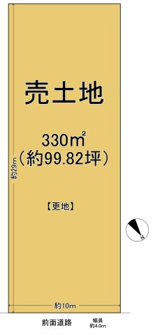 大津市北比良1036-25　売土地の土地図