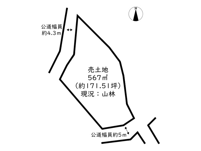【土地図】 | 姫路市夢前町護持／売土地