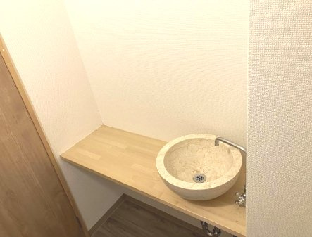 コスモリード今出川の独立洗面台