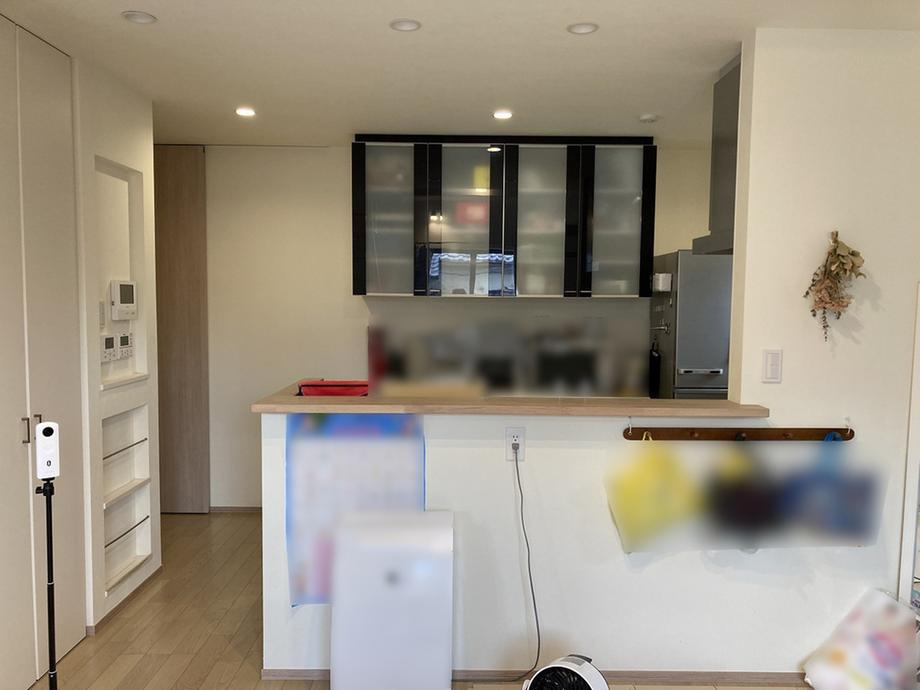 南中振２丁目　中古一戸建てのキッチン|LDK14.7帖　カウンターキッチン
■物件内覧・資金計画相談・住宅ローン相談、リフォーム相談、お問合せ受付中■
※当日・翌日のご内覧、ご相談はお電話でのお問合せがスムーズです！