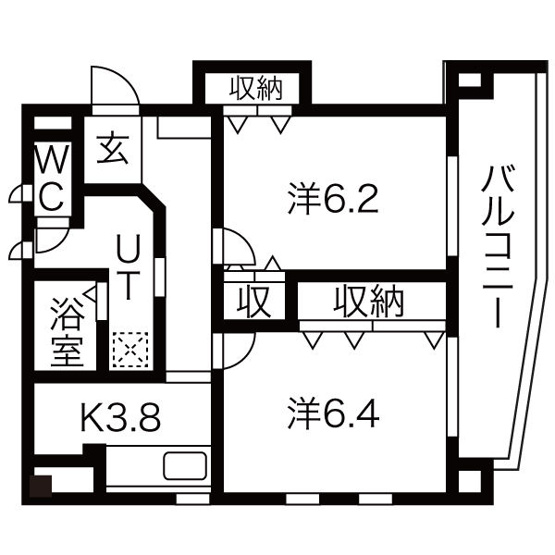 【間取り】 | THE RESIDENCE IMAIKE NORTH