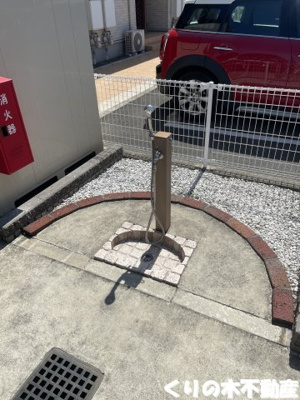 【その他共用部分】 | ポルト・クレアⅡ | ペット専用足洗い場があります