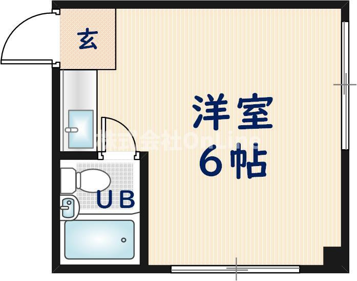 ハナテンイイヅカハイツの間取り