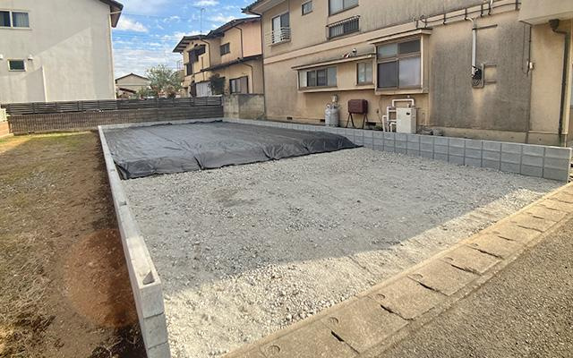 結城市結城　新築戸建23P2号棟の駐車場