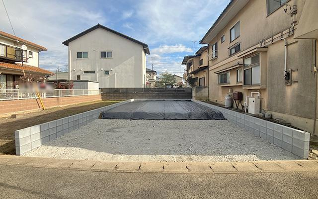 結城市結城　新築戸建23P2号棟の駐車場