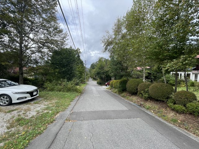 原村リノベーション住宅の周辺|前面道路