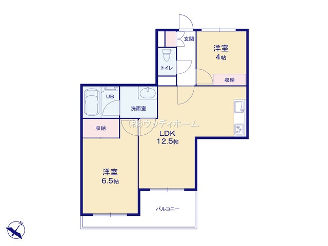 ライオンズマンション南春日部　中古マンションの間取り