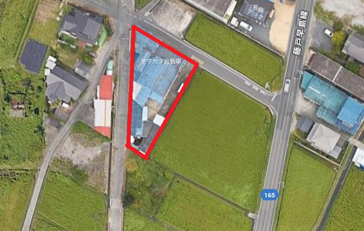 水島IC近く　自動車整備工場の地図