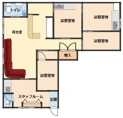 【間取り】 | Ｆ様日方テナント