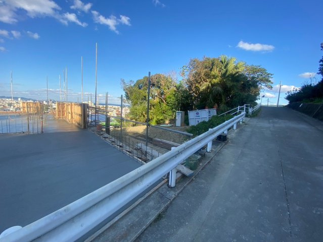 南城市佐敷新里　建築条件付き土地の前面道路含む現地写真|2025/1/17　現地写真