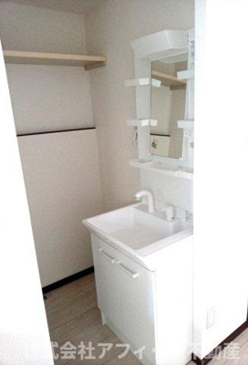 【洗面所】 | サンハイツ川口B | 洗髪洗面化粧台