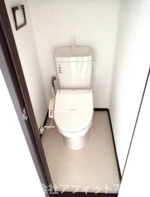 【トイレ】 | サンハイツ川口B | 温水洗浄暖房便座