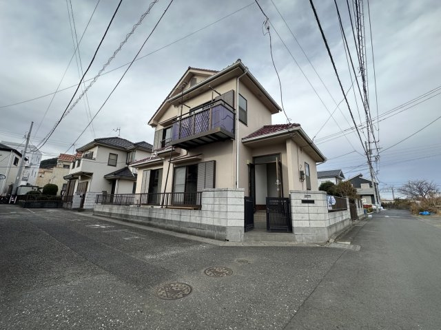 平塚市唐ケ原　オール電化住宅の前面道路含む現地写真