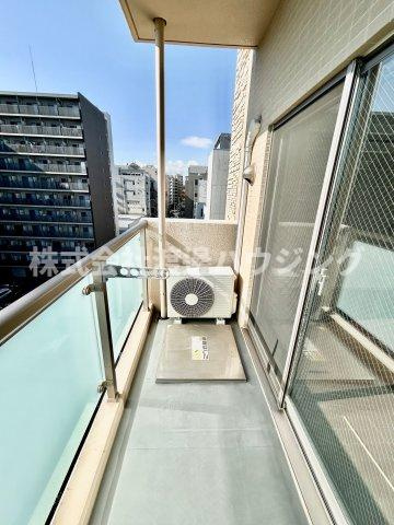 フレール江坂公園のバルコニー