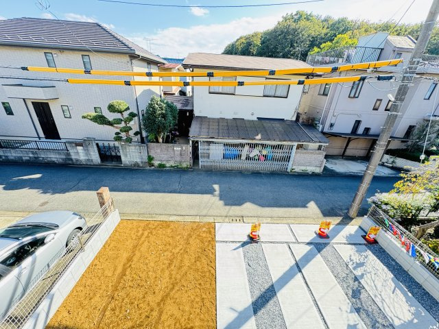 柏市南逆井６丁目新築戸建【逆井小学校：10分】の展望|バルコニーより道路側眺望