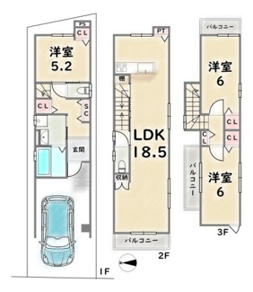 【間取り】 | 右京区太秦川所町
