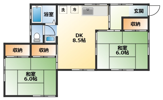 坂本町4丁目アパートの画像
