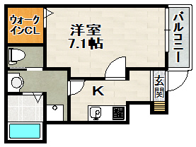 リュミエール小林の間取り