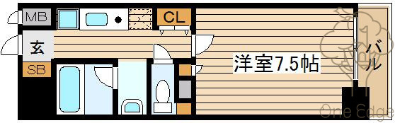 ラナップスクエア東梅田の間取り