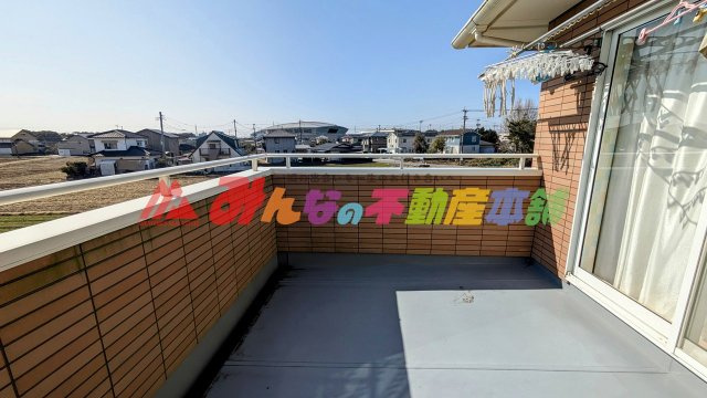 久留米市三潴町玉満の中古一戸建のバルコニー