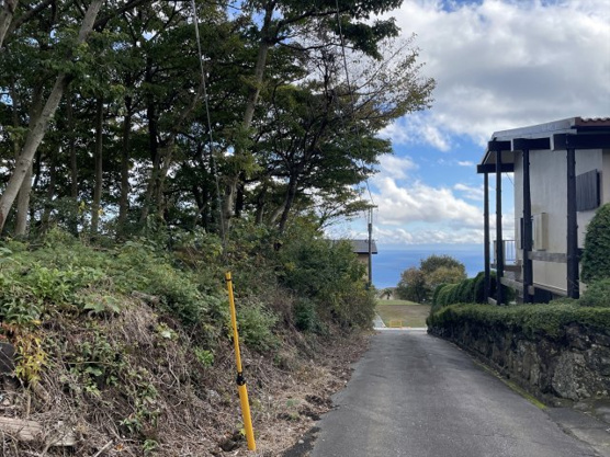 【前面道路含む現地写真】 | 大室高原別荘地　売地